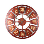 Horloge Industrielle Bordeaux Vintage | Horloge Mania