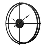 Horloge Industrielle Boussole Noir | Horloge Mania