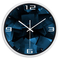 Horloge Moderne Bleu 3D | Horloge Mania