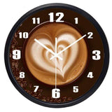 Horloge Moderne Café Latté | Horloge Mania