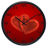Horloge Moderne Deux Coeurs | Horloge Mania