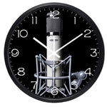 Horloge Moderne Microphone | Horloge Mania
