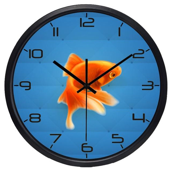 Horloge Moderne Poisson Rouge | Horloge Mania