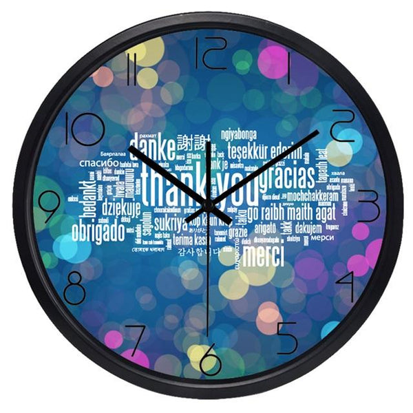 Horloge Moderne Remerciement | Horloge Mania