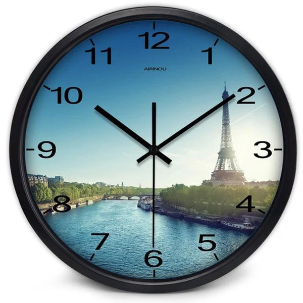 Horloge Moderne Tour Eiffel | Horloge Mania
