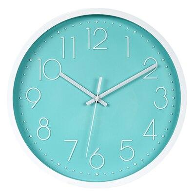Horloge Moderne Turquoise | Horloge Mania