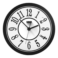 horloge murale cadran transparent