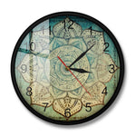 horloge murale chiffre indien avec cadran