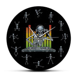 Horloge Murale </br>DJ Squelette