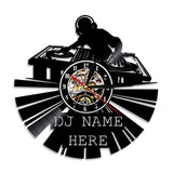 horloge murale dj en vinyle