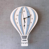 horloge murale scandinave nordique enfant pour salon de couleur bleu clair