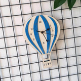 horloge murale scandinave nordique enfant pour salon de couleur bleu