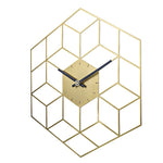 Horloge Scandinave </br>Carrés 3D