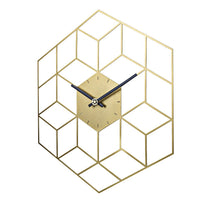Horloge Scandinave </br>Carrés 3D