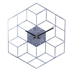 Horloge Scandinave </br>Carrés 3D
