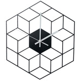 Horloge Scandinave </br>Carrés 3D