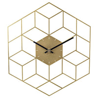 Horloge Scandinave </br>Carrés 3D