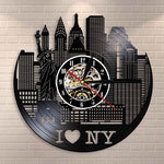 horloge-murale-vinyle-ville-de-new-york