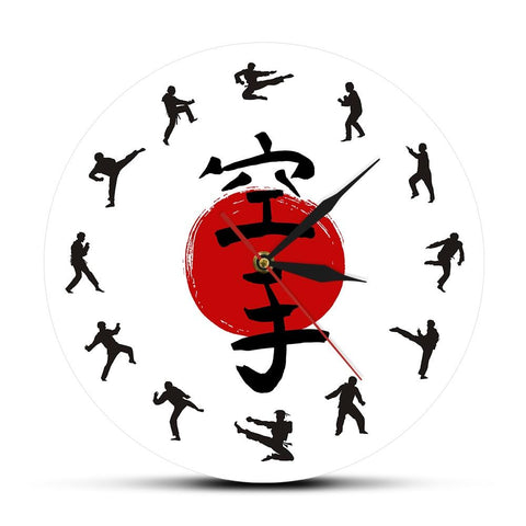 Horloge Originale Arts Martiaux Japonais | Horloge Mania