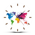 Horloge Originale Carte du Monde | Horloge Mania