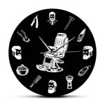 Horloge Originale Chaise de Coiffeur | Horloge Mania