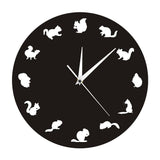 Horloge Originale Écureil des Bois | Horloge Mania