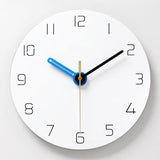 Horloge Scandinave Aiguilles Bleu | Horloge Mania