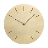 Horloge Scandinave Bois Classique | Horloge Mania
