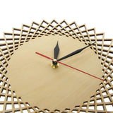 horloge scandinave en bois design cadran à quartz