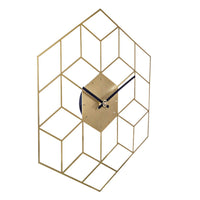 Horloge Scandinave </br>Carrés 3D