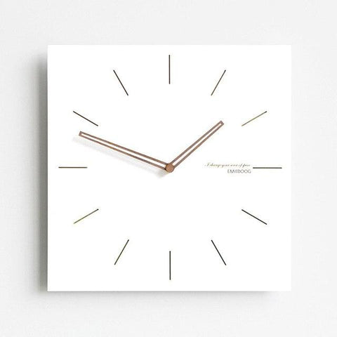 Horloge Scandinave Design Carré | Horloge Mania