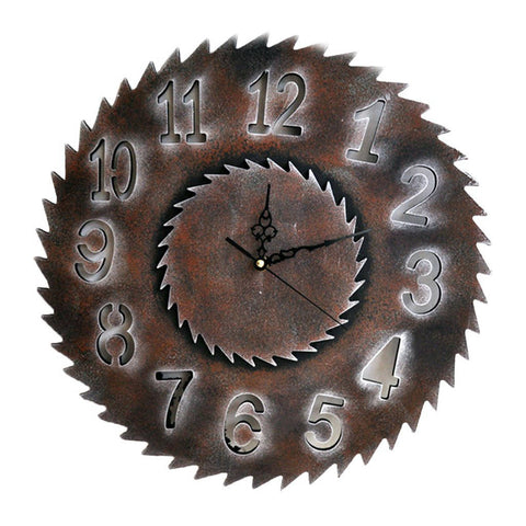 Horloge Steampunk  Scie Rouillée | Horloge Mania