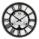 Horloge Steampunk Arrondi Métallique | Horloge Mania