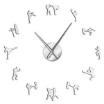 Horloge stickers Arts Martiaux | Horloge Mania