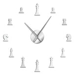 Horloge Stickers Jeu d'Échec | Horloge Mania