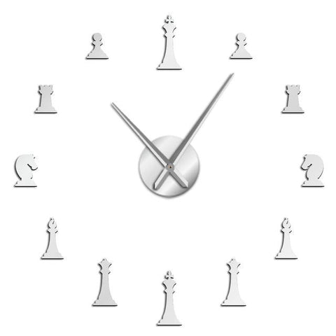 Horloge Stickers Jeu d'Échec | Horloge Mania