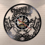 horloge tattoo design fait en vinyle