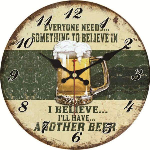 Horloge Vintage Bière | Horloge Mania