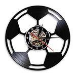 Horloge Vinyle Ballon de Football | Horloge Mania