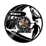 Horloge Vinyle Basketball | Horloge Mania