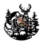 Horloge Vinyle Cerf de La Forêt | Horloge Mania