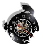 Horloge Vinyle Chat et Souris | Horloge Mania