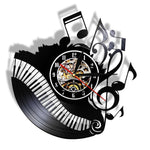Horloge Vinyle Clavier De Piano | Horloge Mania