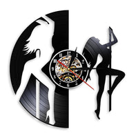 Horloge Vinyle Danseuse Sexy | Horloge Mania