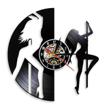 Horloge Vinyle Danseuse Sexy | Horloge Mania