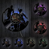 Horloge Vinyle</br> Football