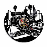 Horloge Vinyle Los Angeles | Horloge Mania