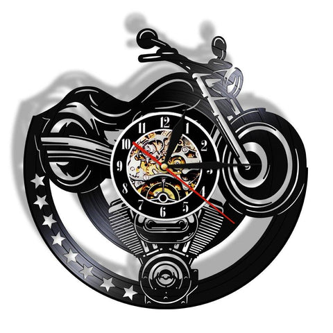 Horloge Vinyle Moto Vintage | Horloge Mania