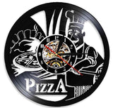 Horloge Vinyle Pizza | Horloge Mania