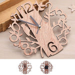 horloge bois pic vert